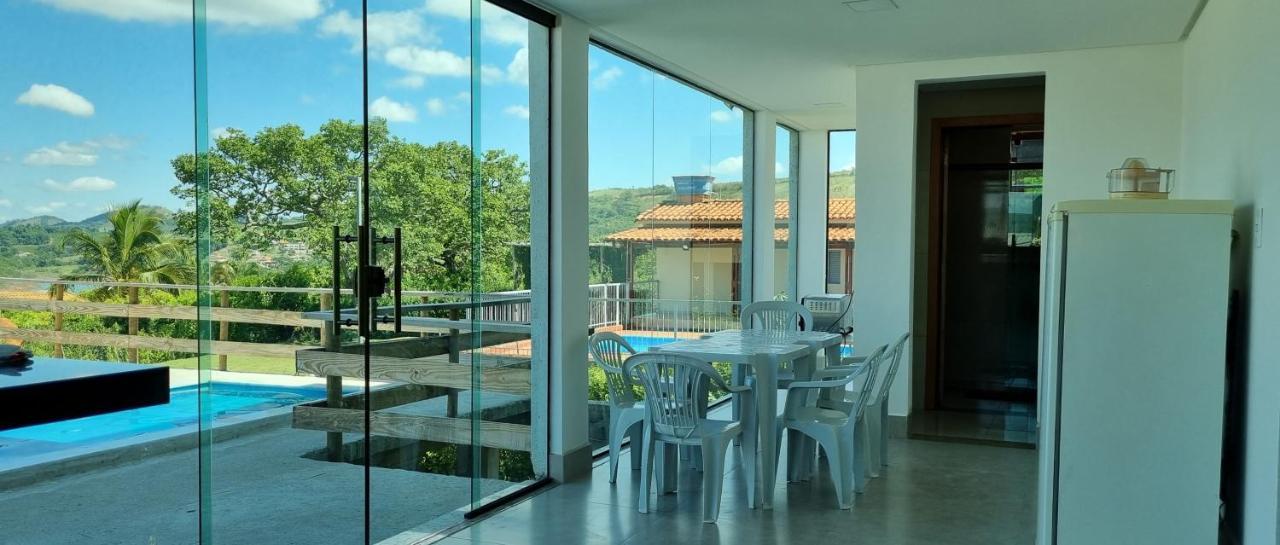 Recanto Brenda - Casa Luxo Capitolio Com Vista Pro Lago, Escarpas E Morrochapeu Eksteriør bilde